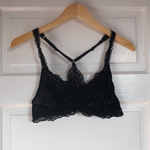 Three Xhilaration Lace Racerback Bralettes